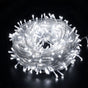 Dense Bead Cool‑White LED Fairy String Lights Plug‑in, Uniform Bright Illumination For Outdoor Celebration, Holiday Large‑Scene Decor Lamp, 100M 1000Leds Cool White