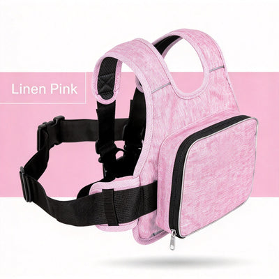 Bicycle Motorbike Anti‑Slip Safety Fixing Harness Pink Storage Bag, Front Rear Universal Anti‑Fall Binding Strap, Halloween Riding Protective Gear For Travel