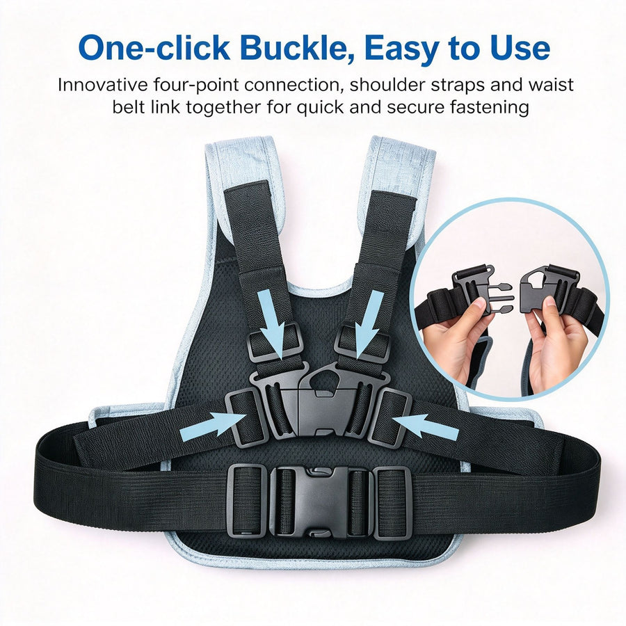 E‑Bike Motorbike Cycling Anti‑Drop Safety Fixing Harness Black Storage Bag, Universal Front Rear Use Binding Strap, Holiday Outdoor Riding Secure Protective Gear