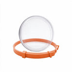Orange Feline Mosquito Repelling Neckband 38cm 30g Tin Case 8 Month Tick Shield Water Resistant Allergen Free Everyday