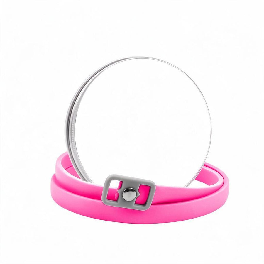 Pink Buckle Strap Dog Neck Band 62cm Tin Case One Size Fits All Eco-Friendly 8 Month Protection from Fleas Ticks Larvae Lice Mosquitoes