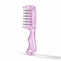 Women's Crystal Scalp Massage Comb Roller Oil Dispensing Purple W-Shape 6-Tooth Boxed Portable Meridian Head Massager Home Spa Gift