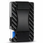 Anti-Theft Travel Wallet Glossy Carbon Fibre Card Holder Money Clip RFID Shield 1pc EDC Gift for Him