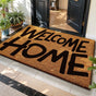 Oversized WELCOME HOME Big Letter Coir-Effect Doormat 50x80cm Mud Barrier Heavy Traffic Doorway Rug Halloween Outdoor Indoor