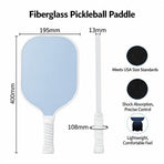 Red Pickleball Set Fibreglass Paddles 2 Player 4 Balls Black Carry Case Beginner Skill Builder Backyard Weekend Match