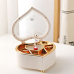 Creative Gift Ornament, YL2036 Dancing Girl Heart White