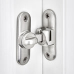 2Pcs No-Drill Door Latch Buckle with Screws