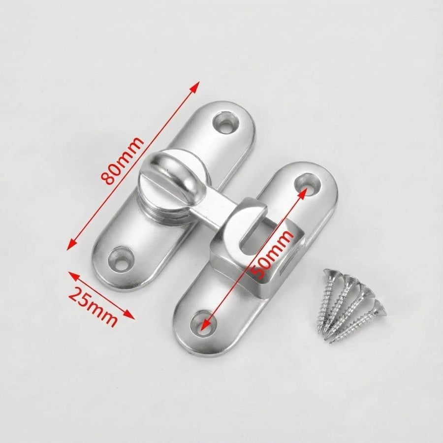 3Pcs No-Drill Door Latch Buckle with Screws