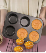 6-Cup Muffin Tray Golden