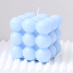 3Pcs blue Rubik's Cube Scented Candle Home Decor Ornaments