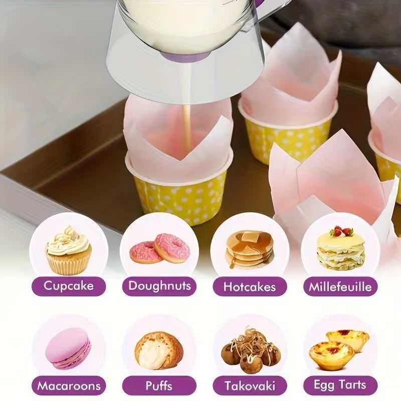 Purple Cake Batter Dispenser