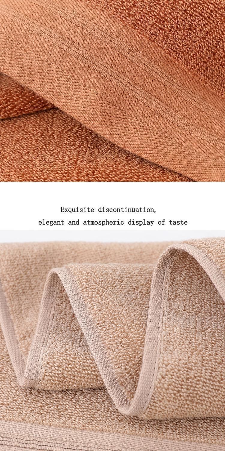 Combed Cotton Towel Set for Bath, Hand and Face, Off White