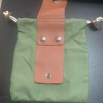 Foraging Pouch, Army Green with 2 Small Pockets