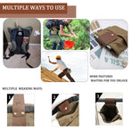 Foraging Pouch, Khaki with 2 Small Pockets