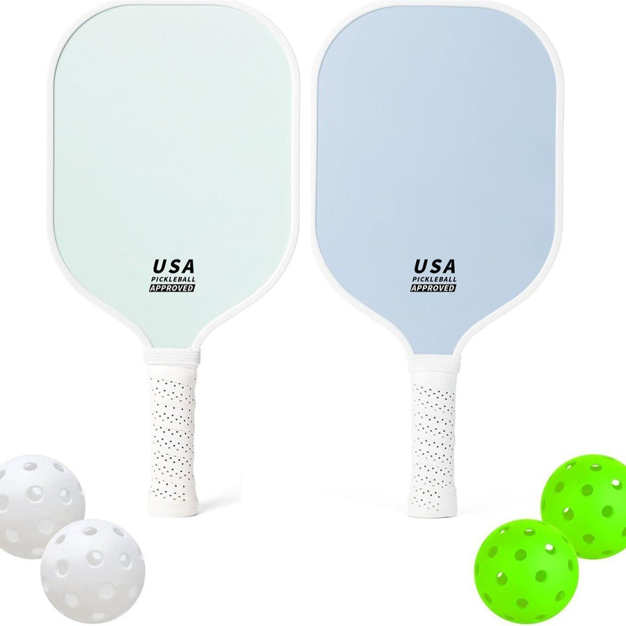 Glass Fiber Pickleball Paddle Set, Minimalist Style 01