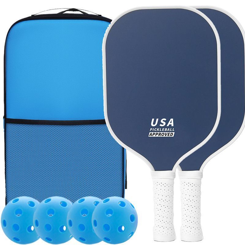 Glass Fiber Pickleball Paddle Set, Minimalist Style 07