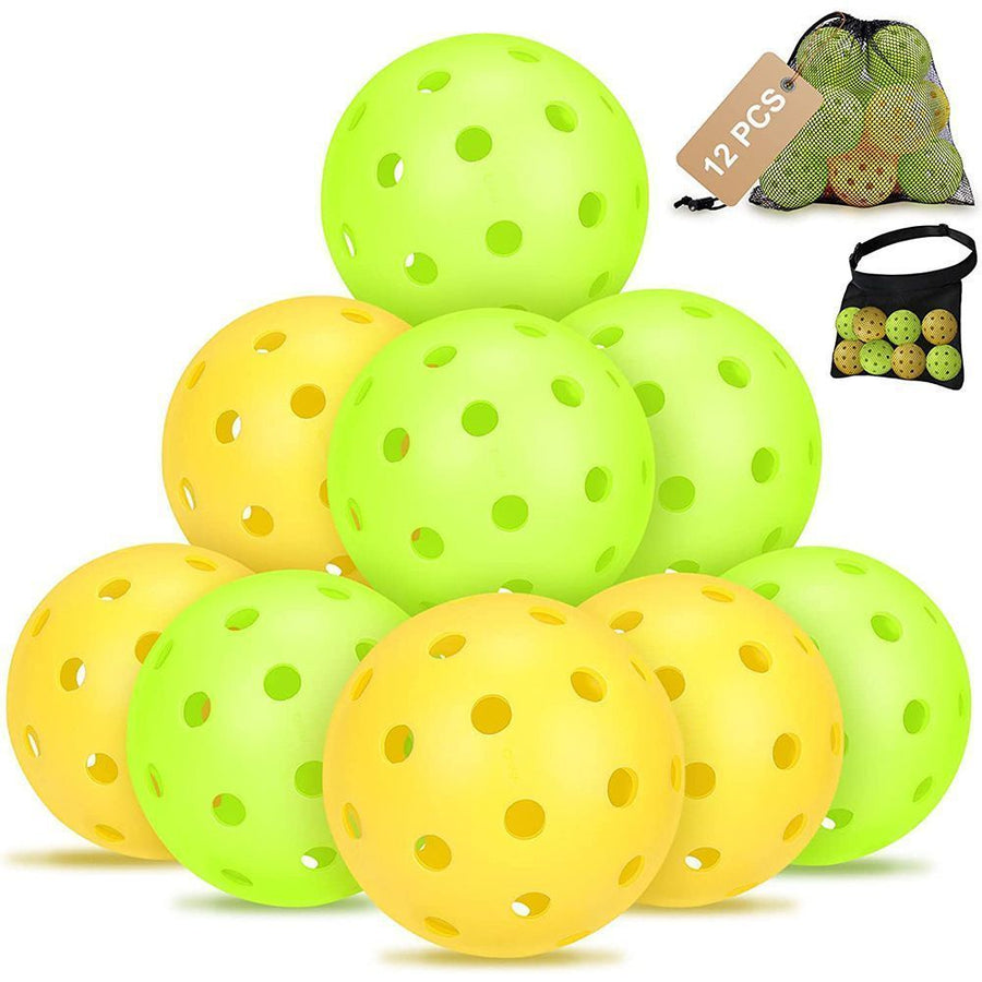 Pickleballs 40-Holes 12Pcs 01