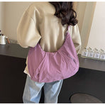 Black Lightweight Women's Fitness & Commute Crossbody Bag