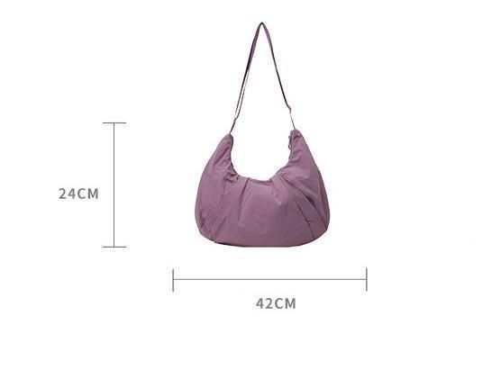 Black Lightweight Women's Fitness & Commute Crossbody Bag