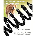 Large Dog Leash Black 03