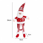 2Pcs Christmas Tall Hat Santa Curtain Tiebacks