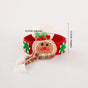 2Pcs Christmas White Hat Gingerbread Man Curtain Tiebacks