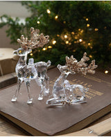 2pcs Christmas Tree Christmas Ornament Props - Rear View
