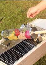 2Pcs Outdoor Portable 360° Rotating BBQ Grill Mesh