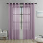 light purple Light Transparent Window Sheers, 2 Pieces, Multiple Sizes Available