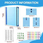 Document Organizer for Important Papers Thickened Blue