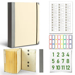 Document Organizer for Important Papers Thickened Beige