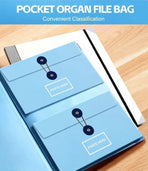 Document Organizer for Important Papers Thickened Beige