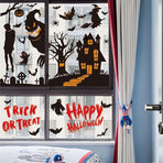 2Sets W2307 Halloween Static Window Stickers (9 Sheets Per Set)