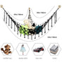 Triangle Toy Storage Net Hammock, Simple Black