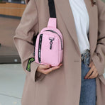 Women's Versatile Crossbody Bag, Rose Red
