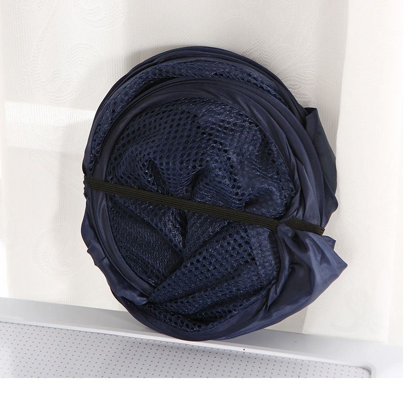 Foldable Laundry Hamper Dark Gray 01