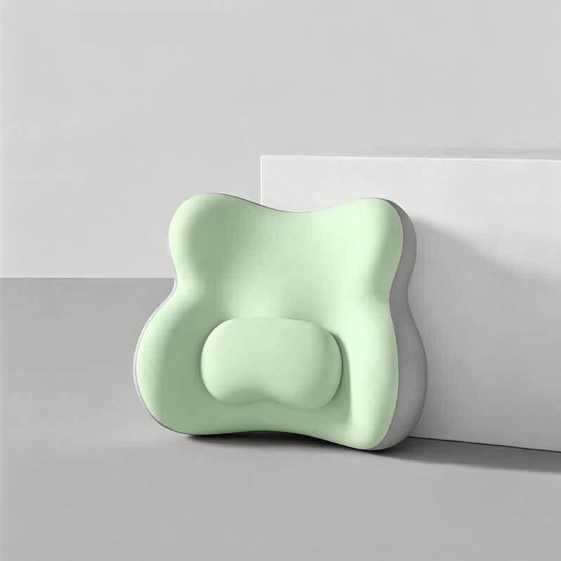 Upgraded Lumbar Support Pillow, Dual‑Tone Grey