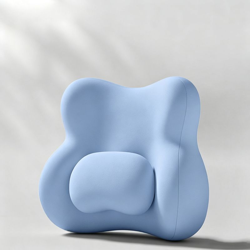Upgraded Lumbar Support Pillow, Blue