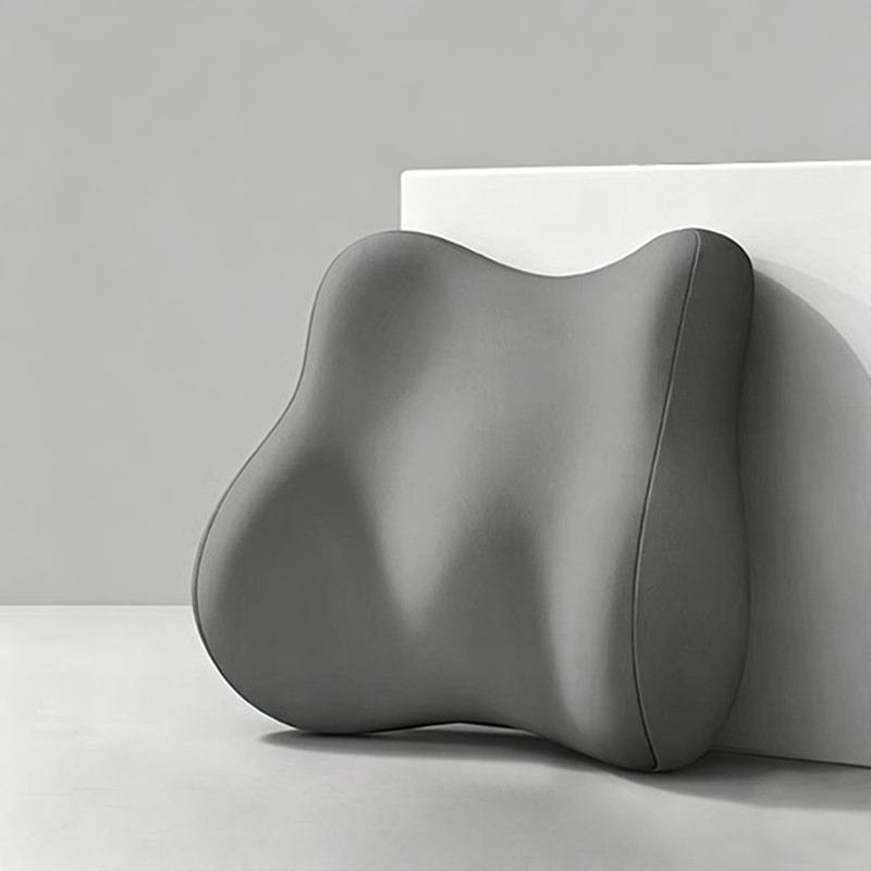 Puffy Regular Lumbar Pillow, Gentleman Grey