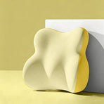 Puffy Regular Lumbar Pillow, Dual‑Tone Yellow