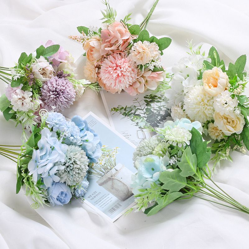7-Branch Handheld Artificial Bouquet | Ins-Style Spring Romance, Long-Lasting Healing Little Happiness/7 fork Nami [charm jade purple]
