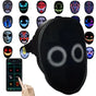 Smart LED Gesture-Sensing Light-Up Mask, 45 Dynamic + 70 Static Patterns, Party Atmosphere Essential / USB Rechargeable Version