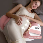 Pregnancy Belly & Back Support Pillow, Adjustable & Fully Machine Washable, High Elasticity & Long-Lasting Shape, Relieves Aches and Pains During Pregnancy./Sunlight green