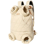 Winter Pet Front Pack: Warm, Lightweight, Hands-Free, Cozy Companion for Every Journey/beige