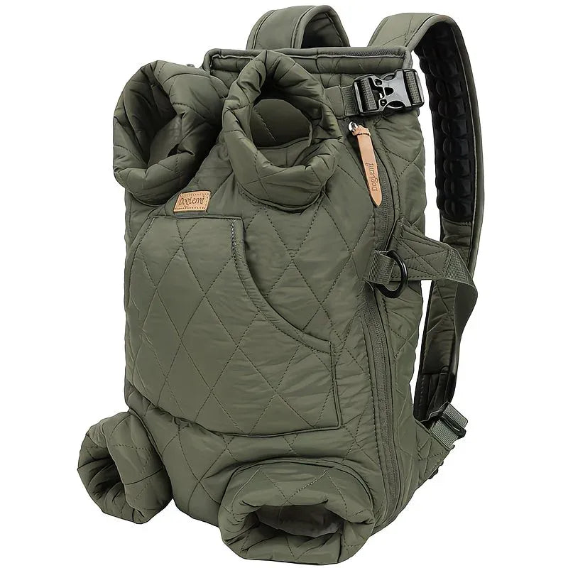 Winter Pet Front Pack: Warm, Lightweight, Hands-Free, Cozy Companion for Every Journey/beige