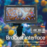 15m Waterproof Phone Case for Diving & Surfing - 1 Hour Underwater Shooting, Dual Seal, Zinc Alloy Buckle, Fits iPhone Samsung Xiaomi up to 6.9 Inch(black+black) - Extra Image