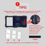 15m Waterproof Phone Case for Diving & Surfing - 1 Hour Underwater Shooting, Dual Seal, Zinc Alloy Buckle, Fits iPhone Samsung Xiaomi up to 6.9 Inch(black+green)