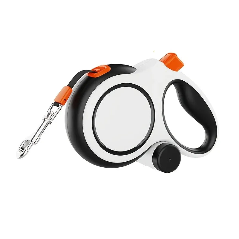 【Upgraded Retractable Dog Leash】50KG Strong Load Capacity, 5M Free Retraction, Ergonomic Anti-slip Handle, One-touch Lock(Khaki)