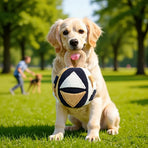 Dog’s Exclusive Happy Planet! Durable Interactive Toy Ball to Spark Instincts & Endless Fun/Deep Apricot