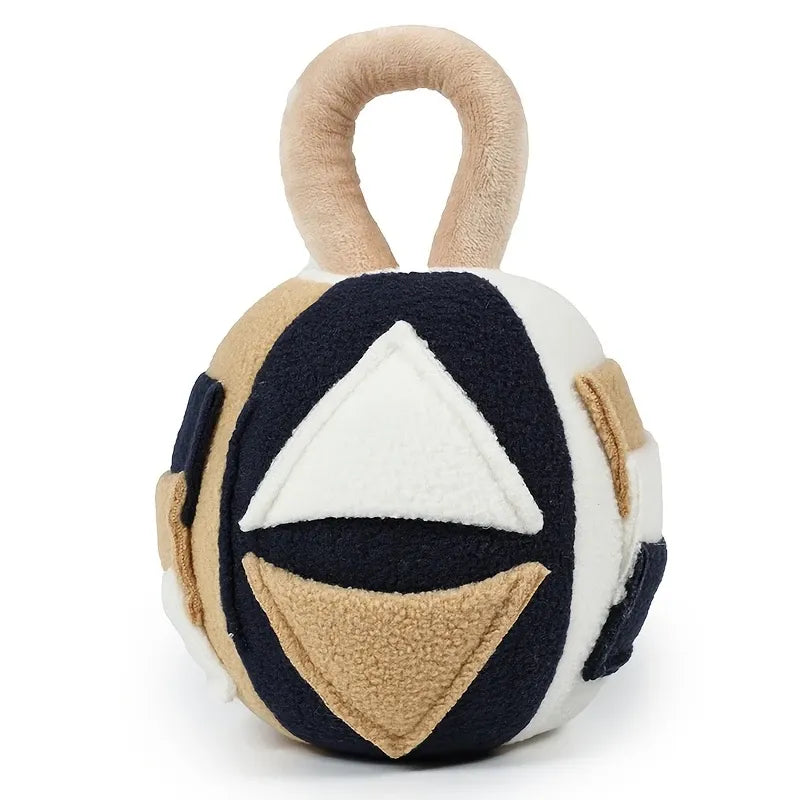 Dog’s Exclusive Happy Planet! Durable Interactive Toy Ball to Spark Instincts & Endless Fun/Deep Apricot